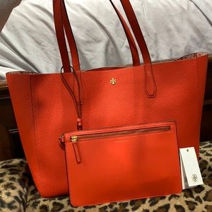 Poppy red Tory Burch Tote
